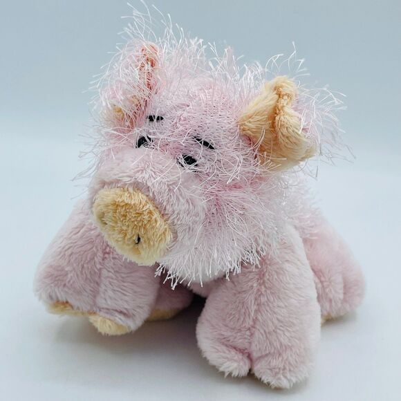 Plush Webkinz Pink Plush Fuzzy PIG Stuffed Animal by Ganz - Picture 1 of 8